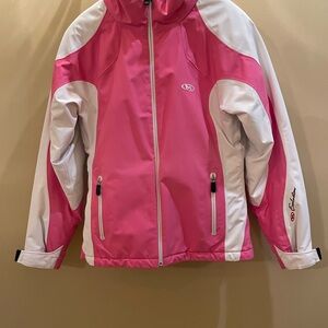 Marker Pink and White Ski Jacket
